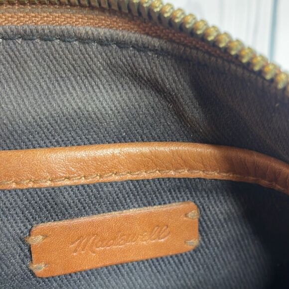 Madewell simple Crossbody Bag English Saddle Brown Leather One Size - Picture 11 of 12